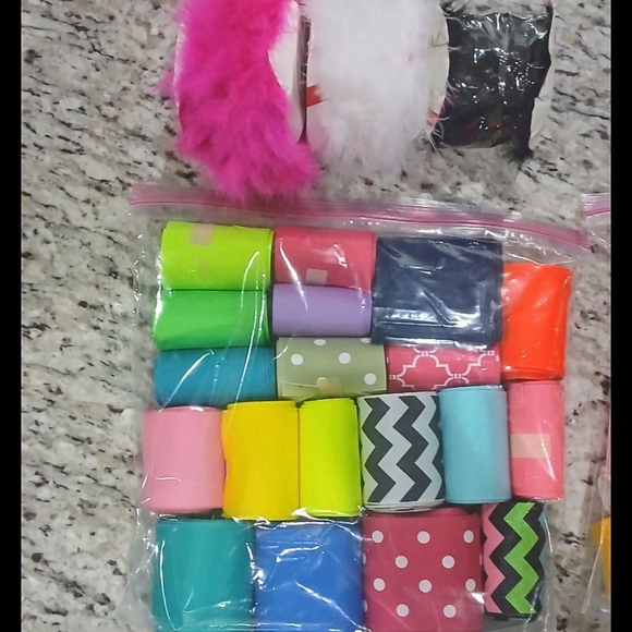 RIBBON All sizes/colors/ patterns/fabrics, 70-100 rolls Holiday/Bows/Scrapbook - Picture 6 of 14